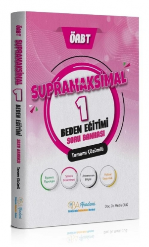 ÖABT Beden Eğitimi Supramaksimal-1 Soru Bankası Çözümlü | Mutlu Cuğ | 