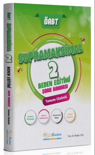 ÖABT Beden Eğitimi Supramaksimal-2 Soru Bankası Çözümlü | Mutlu Cuğ | 