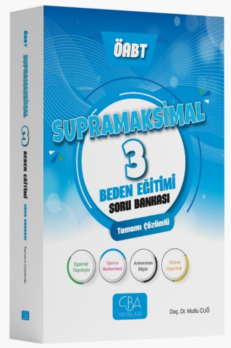 ÖABT Beden Eğitimi Supramaksimal-3 Soru Bankası Çözümlü | Mutlu Cuğ | 