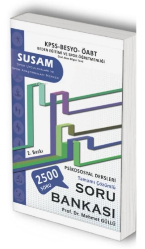 ÖABT Beden Eğitimi SUSAM Psikososyal Dersleri Soru Bankası Çözümlü | M