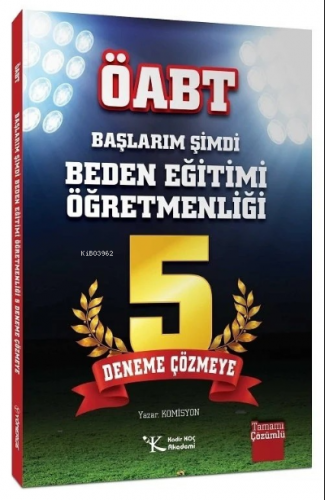 ÖABT BESYO Başlarım Şimdi Beden Eğitimi 5 Deneme Çözmeye | Kolektif | 