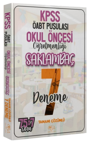 ÖABT Okul Öncesi Öğretmenliği Saklambaç 7 Deneme Çözümlü | Kolektif | 