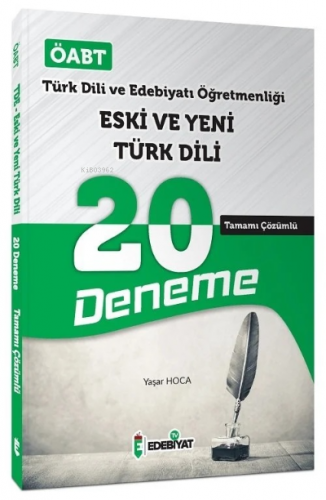 ÖABT Türk Dili Edebiyatı Eski ve Yeni Türk Dili 20 Deneme Çözümlü | Ya