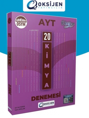 Oksijen Ayt Kimya 20 Li Branş Denemesi | Kolektif | Oksijen Yayınları