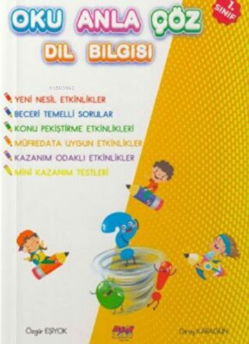 Oku Anla Çöz Dil Bilgisi - 1. Sınıf | Özgür Eşiyok | Aktif Zeka Yayıne