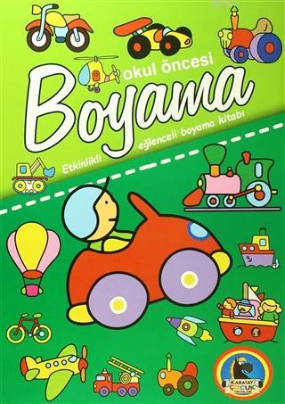 Okul Öncesi Boyama - Etkinlikli Eğlenceli Dev Boyama Kitabı (5 Kitap T