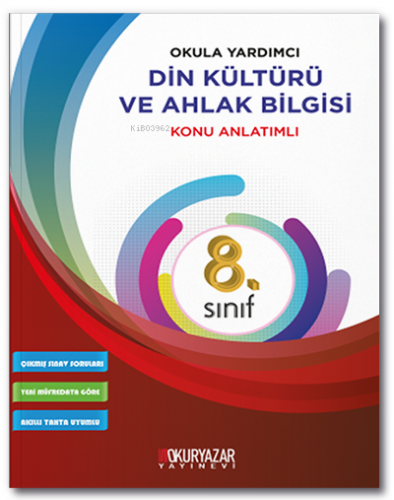 Okula Yardımcı 8.Sınıf Din kültürü ve Ahlak Okuryazar Yayınevi | Kolek