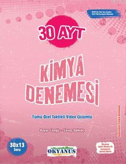 Okyanus Yayınları AYT 30 Kimya Denemesi Okyanus Y | Bayar Cengiz | Oky