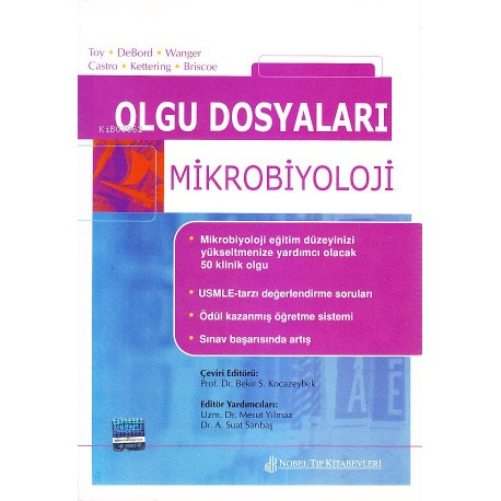 Olgu Dosyaları - Mikrobiyoloji | Mesut Yılmaz | Nobel Tıp Kitabevi