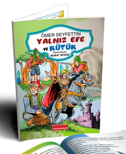 Ömer Seyfettin Hikayeleri Yalnız Efe ve Kütük (Renkli Resimli 1. ve 2.