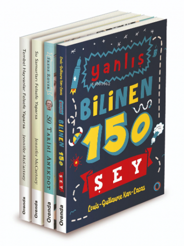 Orenda 4 lü Set Kitap ;Bilimden Tarihe, Genel Kültürden Her Şeye | Jen