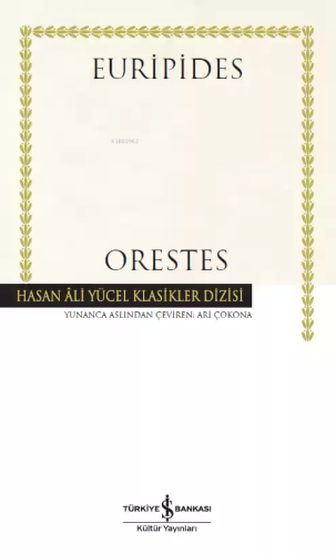 Orestes (Ciltli) | Euripides | Türkiye İş Bankası Kültür Yayınları