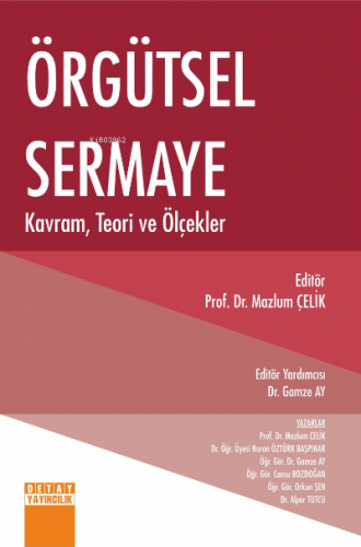 Örgütsel Sermaye Kavram;Teori ve Ölçekler | Gamze Ay | Detay Yayıncılı