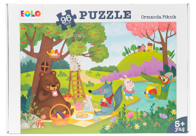 Ormanda Piknik 96 Parça Puzzle 5 Yaş | | Eolo Yayıncılık