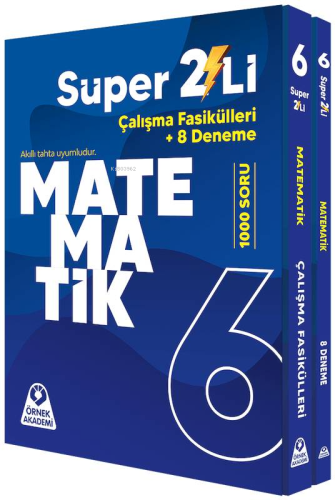 Örnek Akademi 6. Sınıf Süper İkili Matematik Seti | Kolektif | Örnek A