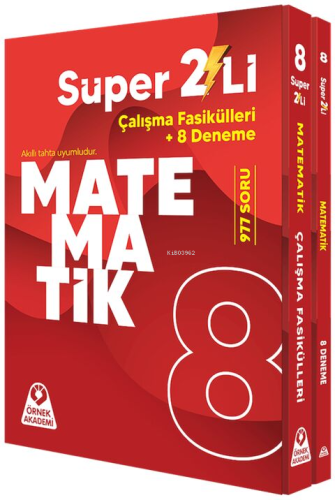 Örnek Akademi 8. Sınıf Süper İkili Matematik Seti | Kolektif | Örnek A