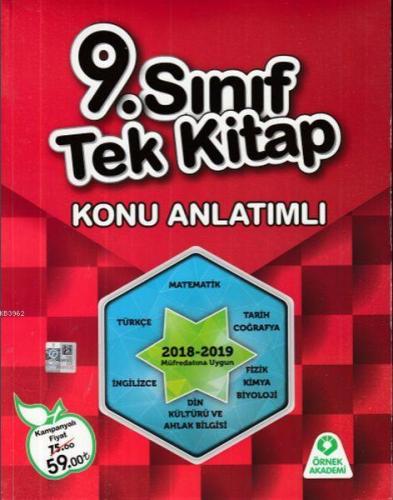 Örnek Akademi Yayınları 9. Sınıf Tek Kitap Konu Anlatımlı Örnek Akadem