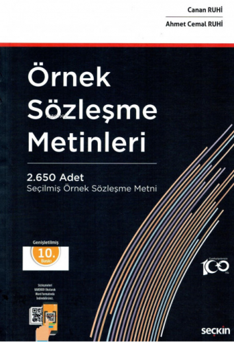 Örnek Sözleşme Metinleri | Ahmet Cemal Ruhi | Seçkin Yayıncılık