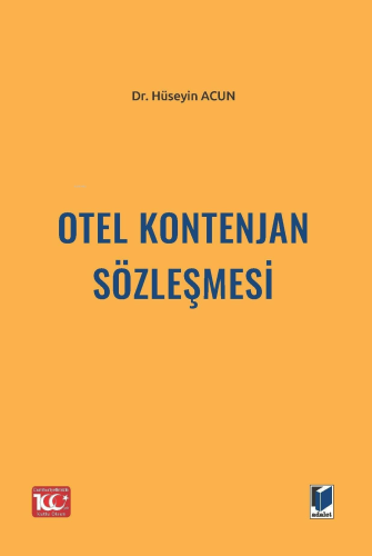 Otel Kontenjan Sözleşmesi | Hüseyin Acun | Adalet Yayınevi