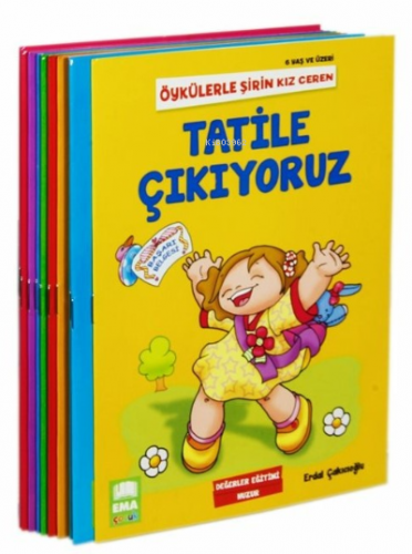 Öykülerle Şirin Kız Ceren (10 Kitap Set) 6 Yaş ve Üzeri Değerler Eğiti