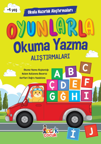 Oyunlarla Okuma Yazma Alıştırmaları;Okula Hazırlık Alıştırmaları | Tub