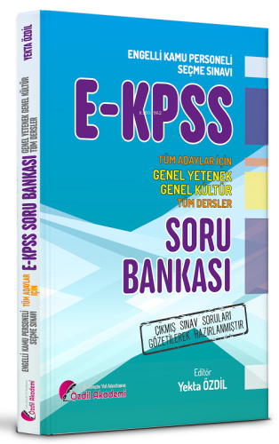 Özdil Akademi EKPSS Soru Bankası Özdil Akademi Yayınları | Yekta Özdil