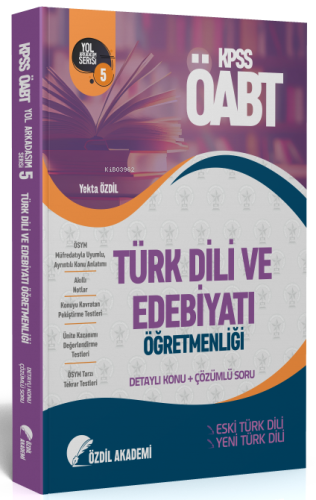 Özdil Akademi ÖABT Türk Dili ve Edebiyatı 5 Kitap Eski Yeni Türk Dili 