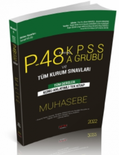 P48 KPSS A Grubu ve Tüm Kurum Sınavları Muhasebe Konu Anlatımlı Savaş 