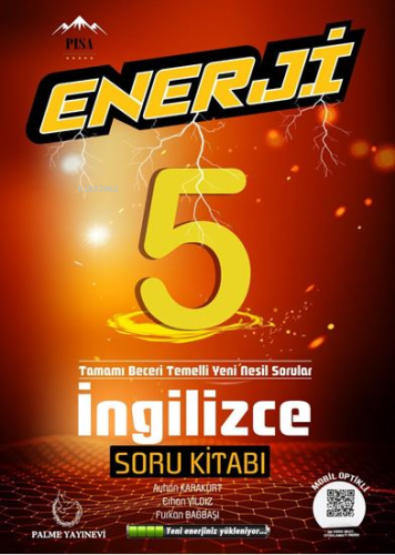 Palme 5.Sınıf Enerji İngilizce Soru Kitabı | Ayhan Karakurt | Palme Ya