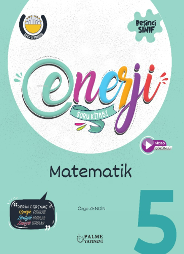 Palme 5.Sınıf Enerji Matematik Soru Kitabı | Özge Zengin | Palme Yayın