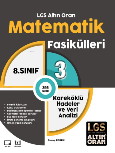 Palme 8.Sınıf Lgs Altın Oran Matematik Fasikülleri 3 Kareköklü İfadele