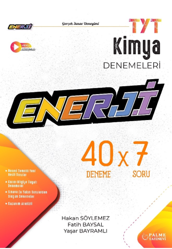 Palme Tyt Enerji Kimya 40 X 7 Deneme Kitabı | Hakan Söylemez | Palme (