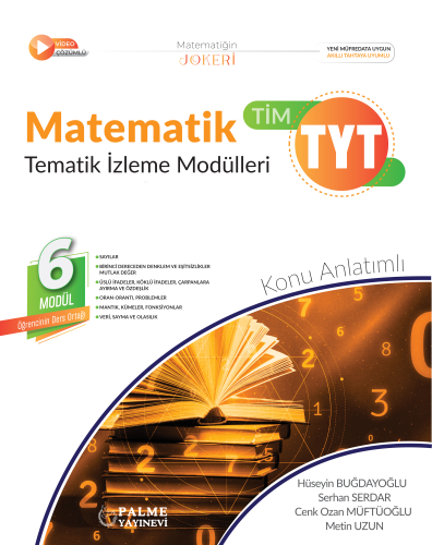 Palme TYT Matematik Tematik İzleme Modülleri (TİM) Konu Kitabı | Hüsey