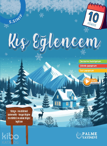 Palme Yayınevi 5.Sınıf 10 Güneş Kış Eğlencem (Yarıyıl Tatil Kitabı) | 