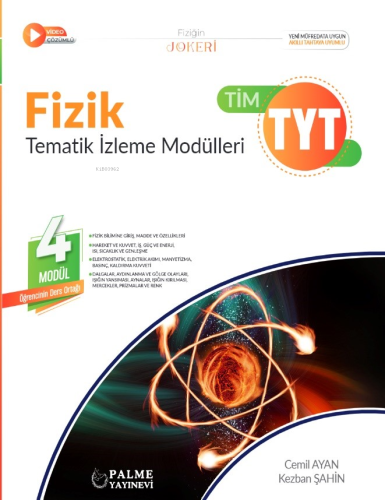 Palme Yayınevi TYT Fizik Tim Tematik İzleme Modülleri 4 Modül | Cemil 