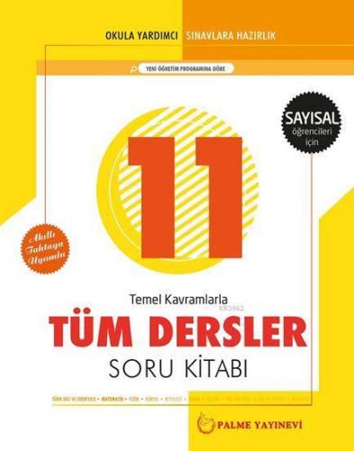 Palme Yayınları 11. Sınıf Tüm Dersler Soru Kitabı (Sayısal) Palme | Ko