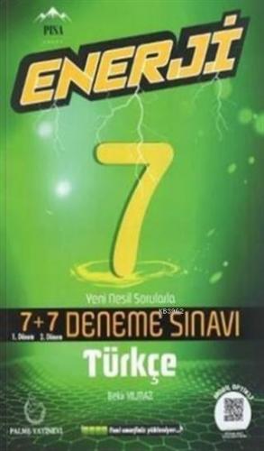 Palme Yayınları 7. Sınıf Türkçe Enerji 7 + 7 Deneme Palme | Kolektif |