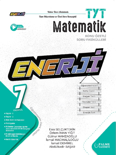 Palme YKS TYT Enerji Matematik Konu Özetli Soru Fasikülleri | Esra Sel