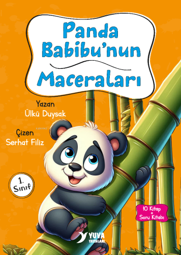 Panda Babibu’nun Maceraları;10 Kitap + Soru Kitabı | Ülkü Duysak | Yuv