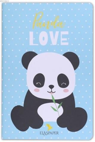 Panda Love Mavi Defter | Kolektif | Elas Paper