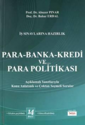 Para – Banka – Kredi ve Para Politikası | Abuzer Pınar | Turhan Kitabe