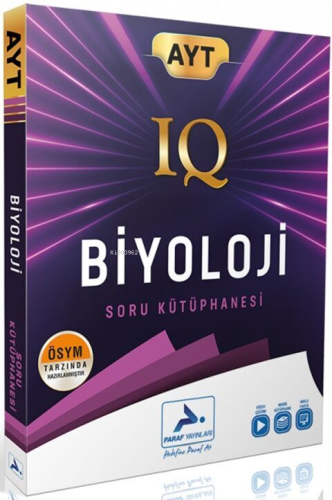 Paraf Yayınları AYT Biyoloji IQ Soru Kütüphanesi | Kolektif | Paraf Ya