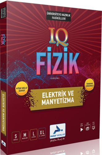 Paraf Yayınları IQ Fizik Elektrik ve Manyetizma Soru Kütüphanesi | Kol