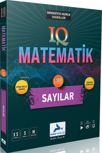 Paraf Yayınları IQ Matematik Sayılar 1. Seri Soru Kütüphanesi | Kolekt