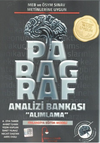 Paragraf Analizi Alımlama Soru Bankası | A. Ziya Tamer | Edebiyat Soka