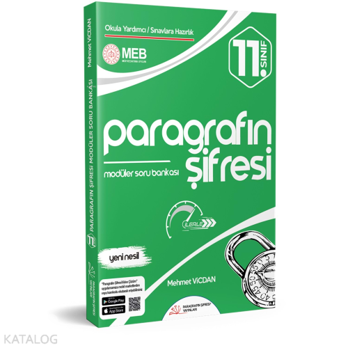 2023 11. Sınıf Yeni Nesil Paragrafın Şifresi Modüler Soru Bankası | Me