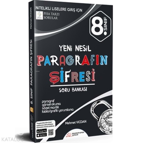 Paragrafın Şifresi Yayınları 8. Sınıf LGS Yeni Nesil Sözel Mantık Muha