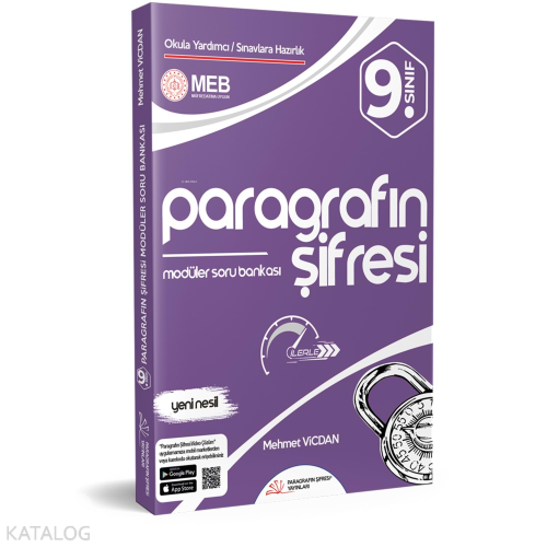 Paragrafın Şifresi 9. Sınıf Paragraf Modüler Soru Bankası - Mehmet Vic