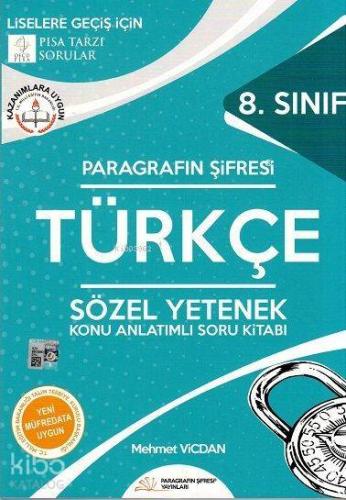 Paragrafın Şifresi Yayınları 8. Sınıf LGS Türkçe Sözel Yetenek Konu An