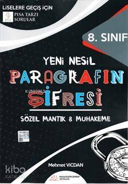 Paragrafın Şifresi Yayınları 8. Sınıf LGS Yeni Nesil Sözel Mantık Muha